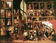 TENIERS, David the Younger The Gallery of Archduke Leopold in Brussels at